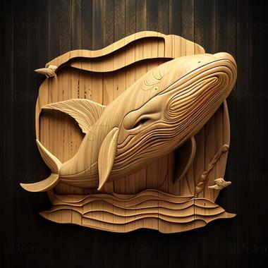 3D model whale (STL)